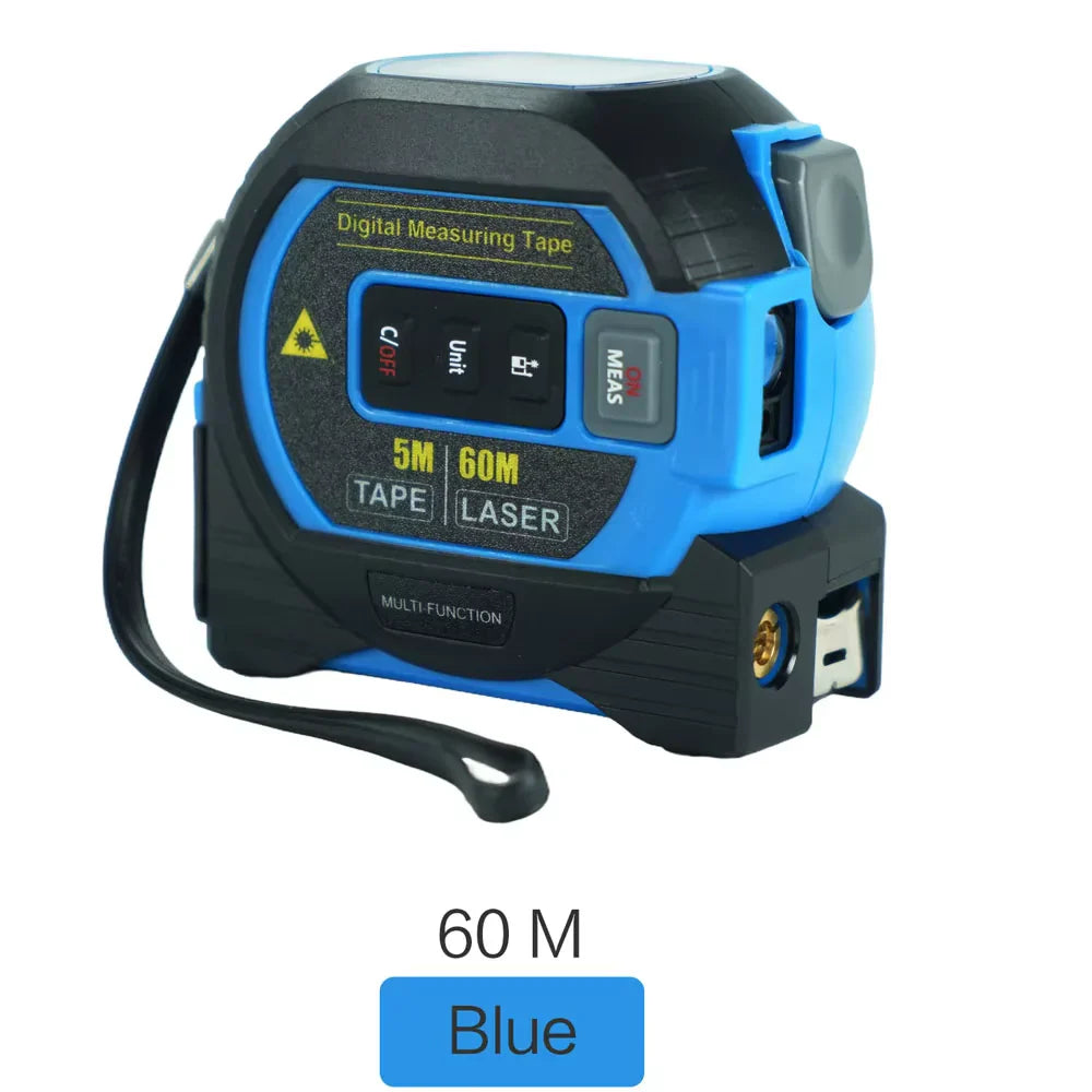 3-In-1 Laser Tape Measure with Infrared – 40/60 m Range