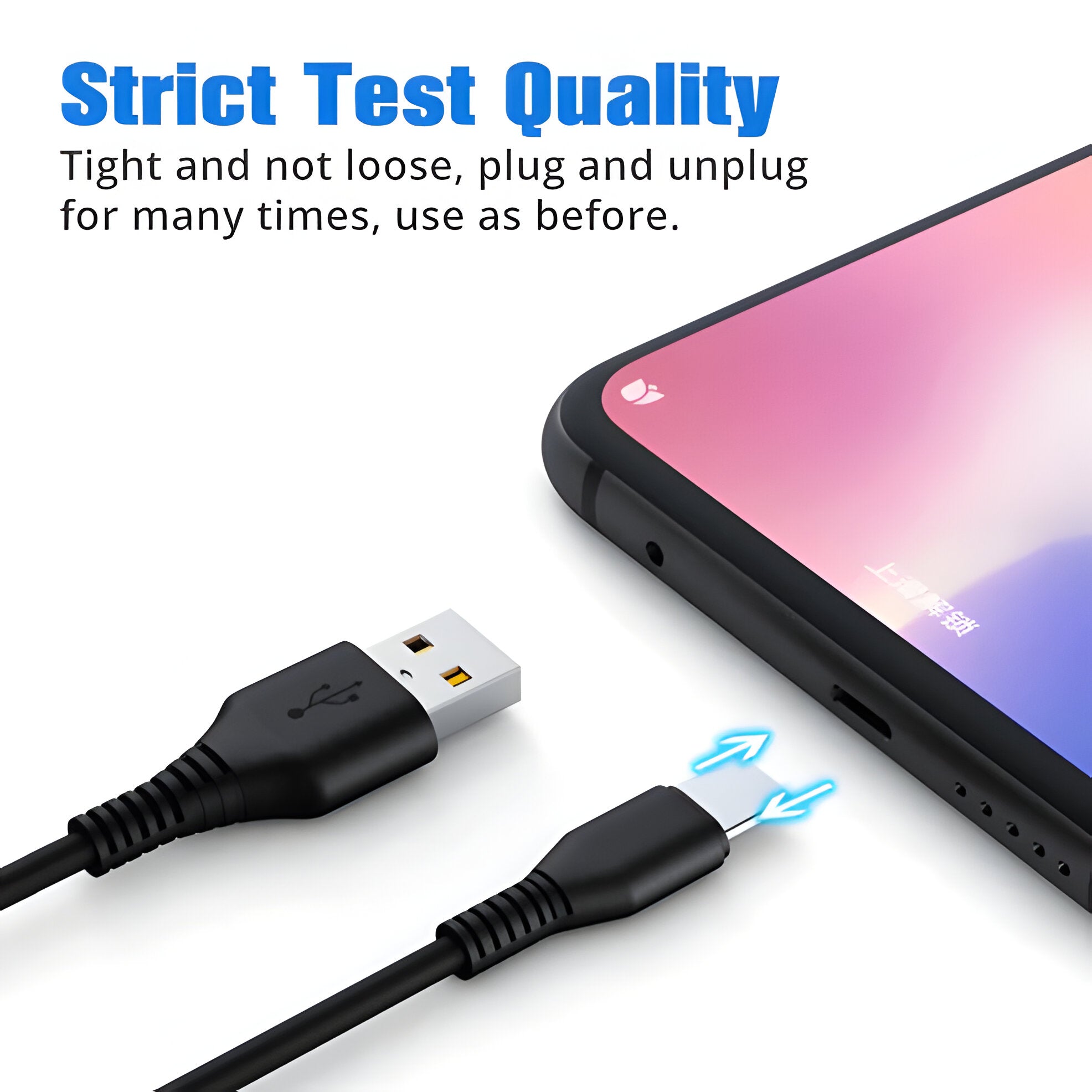 2-in-1 USB Charging Cable with Multiple USB Ports