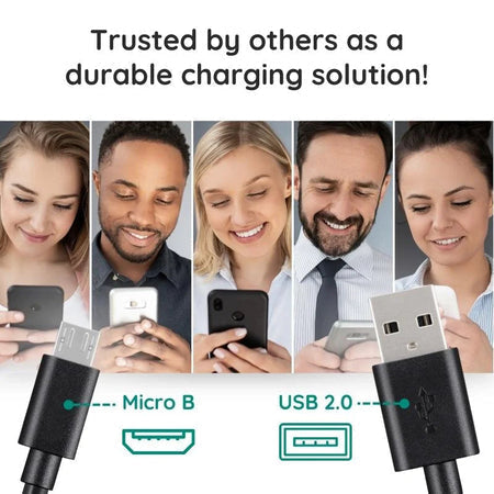 10ft Premium Micro-USB Cable – Durable, Fast-Charging & Wide Compatibility