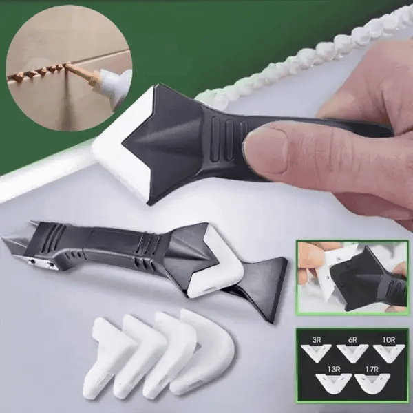 3-in-1 Caulk Remover — The #1 Silicone Caulking Tool for Fast, Easy Removals
