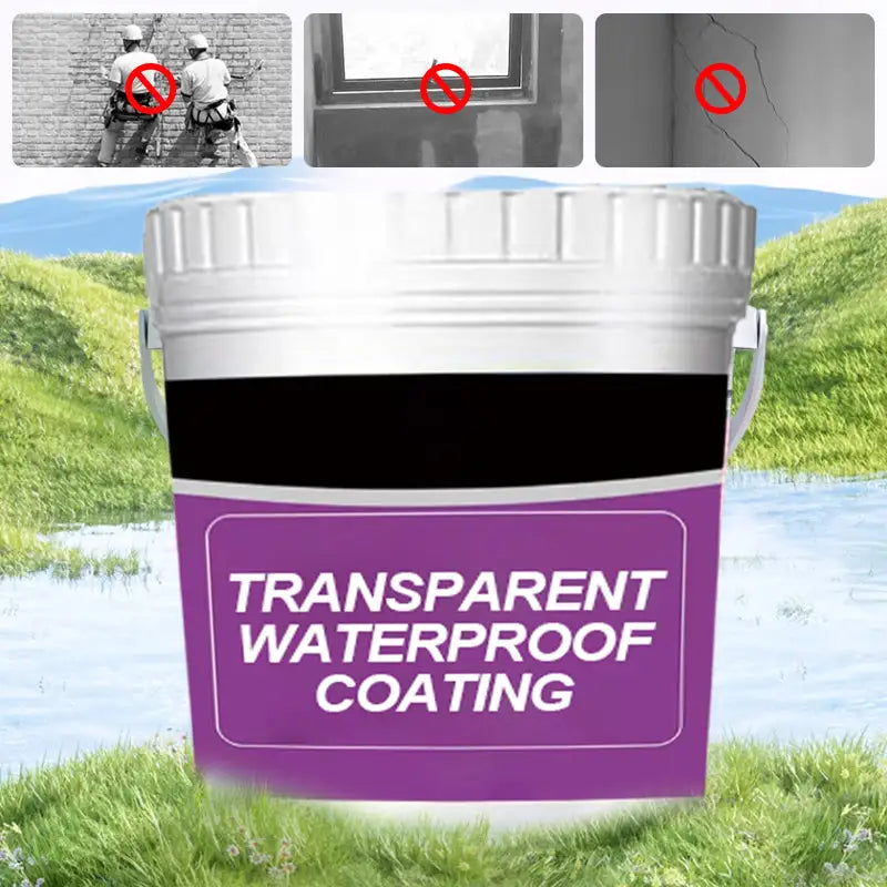 300g Transparent Waterproof Adhesive for Exterior Walls – Leak-Proof Coating, Crack Sealing & Mold-Resistant Solution for Bathrooms and Floors