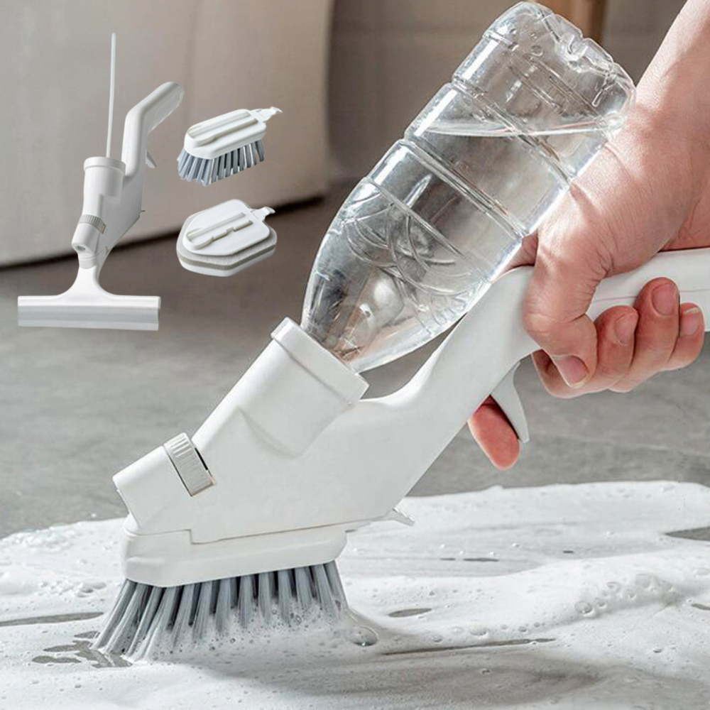 4-in-1 Bathroom Cleaning Tool for Floors and Walls