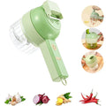4-in-1 Electric Food Cutter - Multipurpose Kitchen Gadget