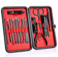 Premium 15-Piece Professional Manicure Set with Travel Case