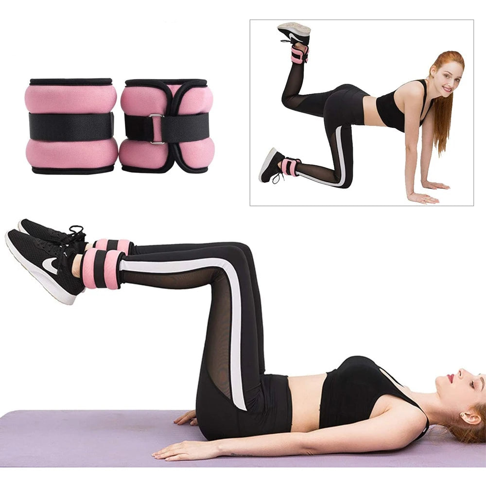 Versatile Adjustable Ankle and Wrist Weights for Customizable Resistance Training
