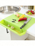 2-in-1 Cutting Board with Built-In Tray
