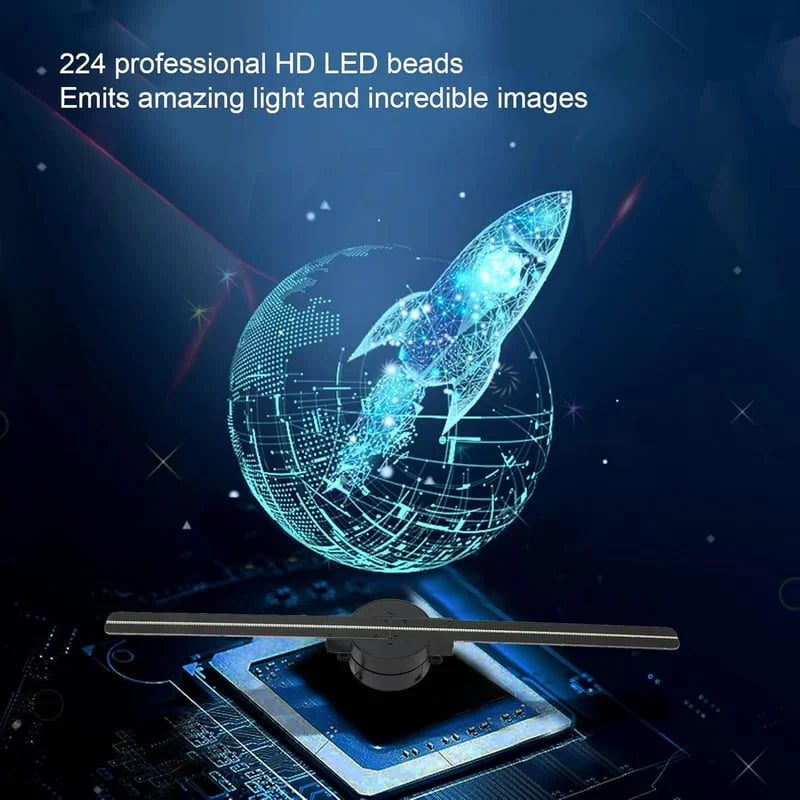 3D Hologram LED Fan Projector — Create Stunning Floating Visuals
