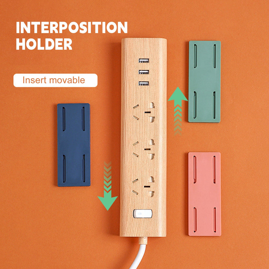 No-Drill Adhesive Socket Holder — Easy, Punch-Free Mounting