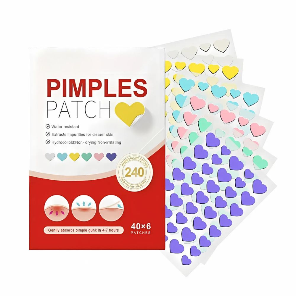240-Count Cute Colorful Acne Patches for Fast, Gentle Blemish Care
