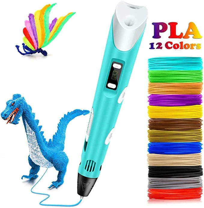 Creative 3D Printing Pen for Kids - PLA Filament Starter Kit