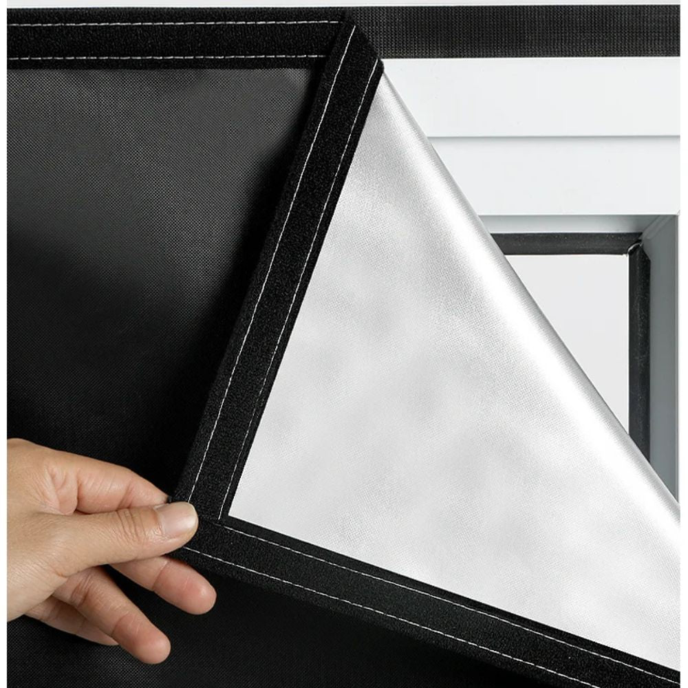 Self-Adhesive Blackout Window Shade - Total Sun Blocking and Privacy