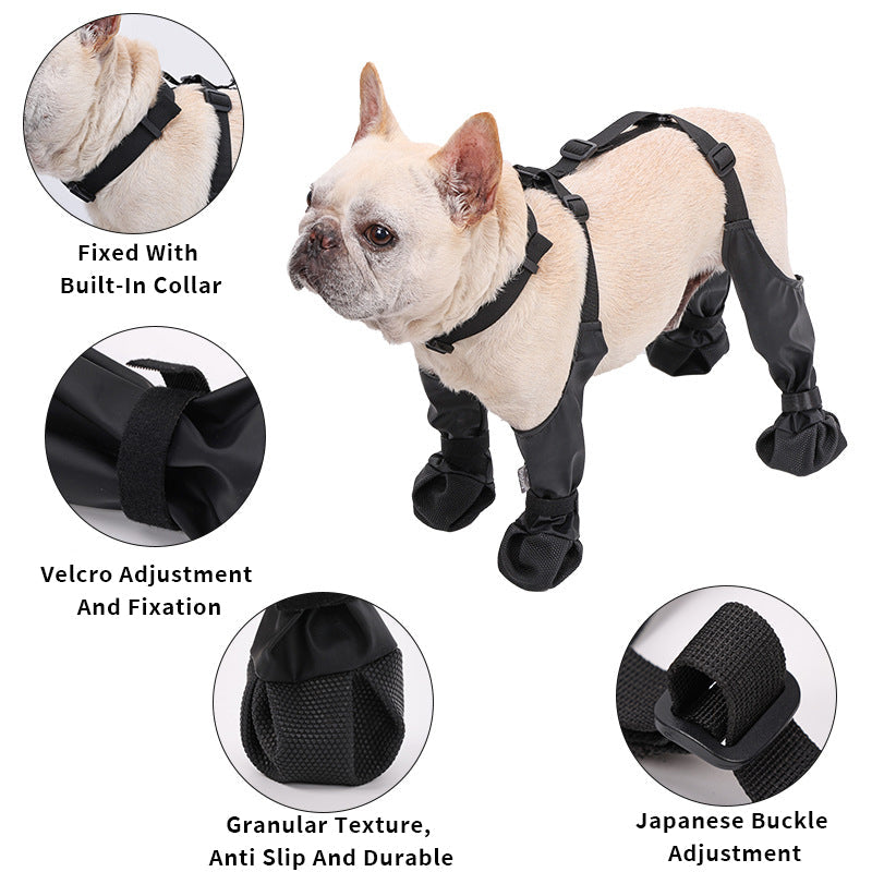 Secure-Fit Adjustable Dog Boots for Comfort and Protection