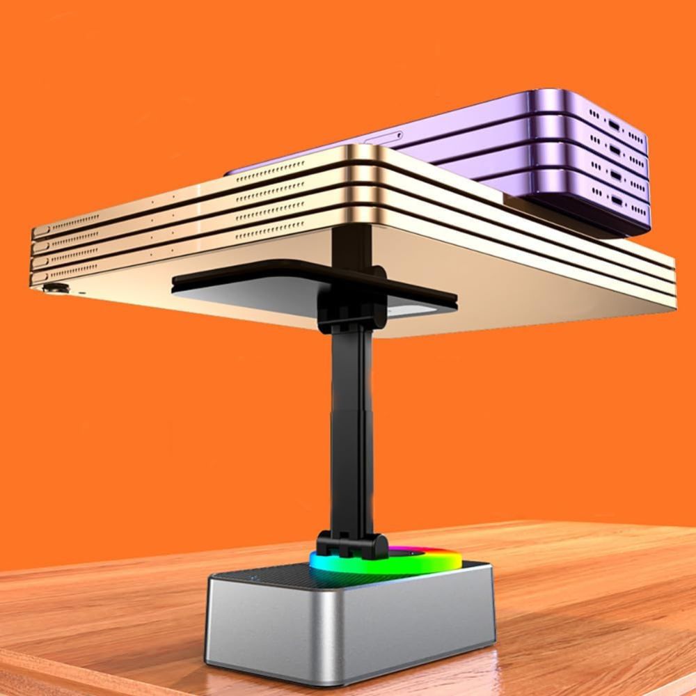 4-in-1 Phone Stand with Built-In Bluetooth Speaker
