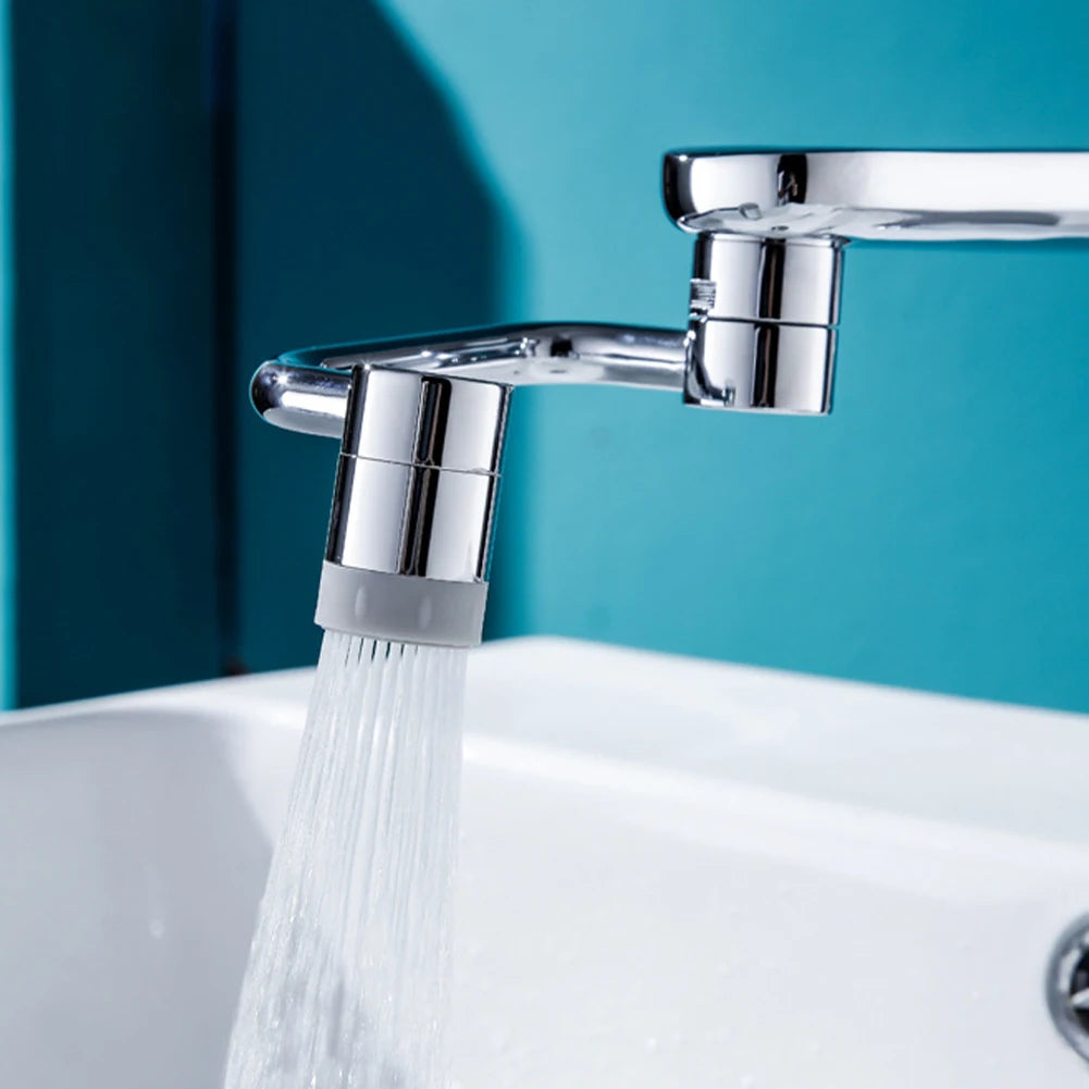 1080-Degree Rotating Universal Faucet Extender for Easy Reach