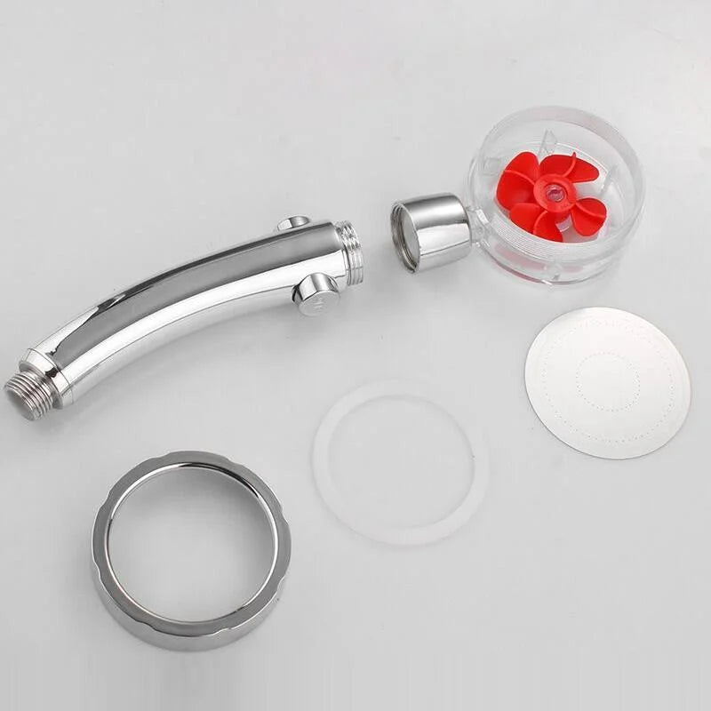 360° Rotating Power Shower Head – High-Pressure, Adjustable Spray