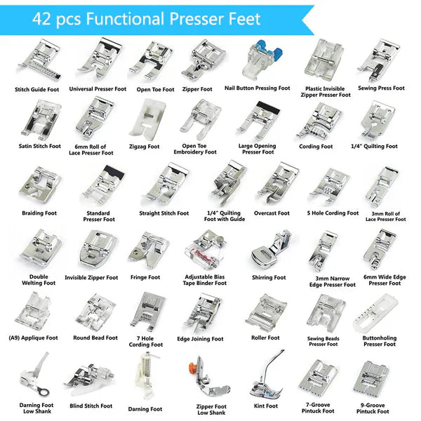 Premium 42-Piece Ultimate Presser Foot Kit