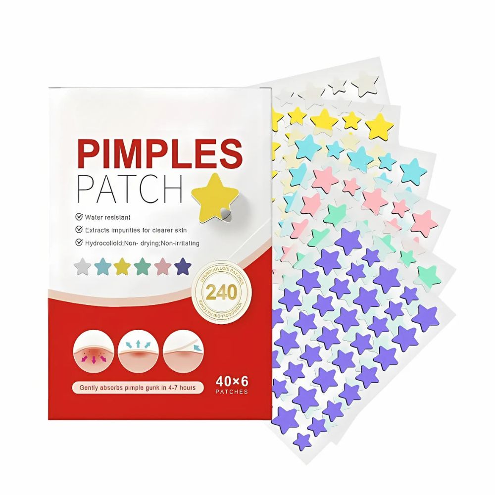 240-Count Cute Colorful Acne Patches for Fast, Gentle Blemish Care