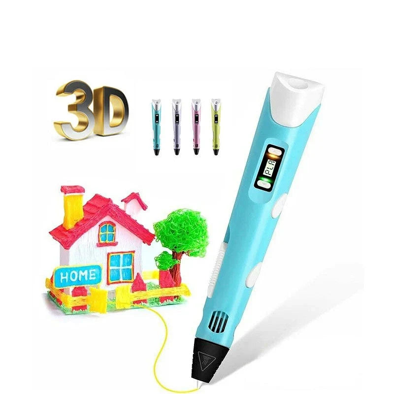 Creative 3D Printing Pen for Kids - PLA Filament Starter Kit