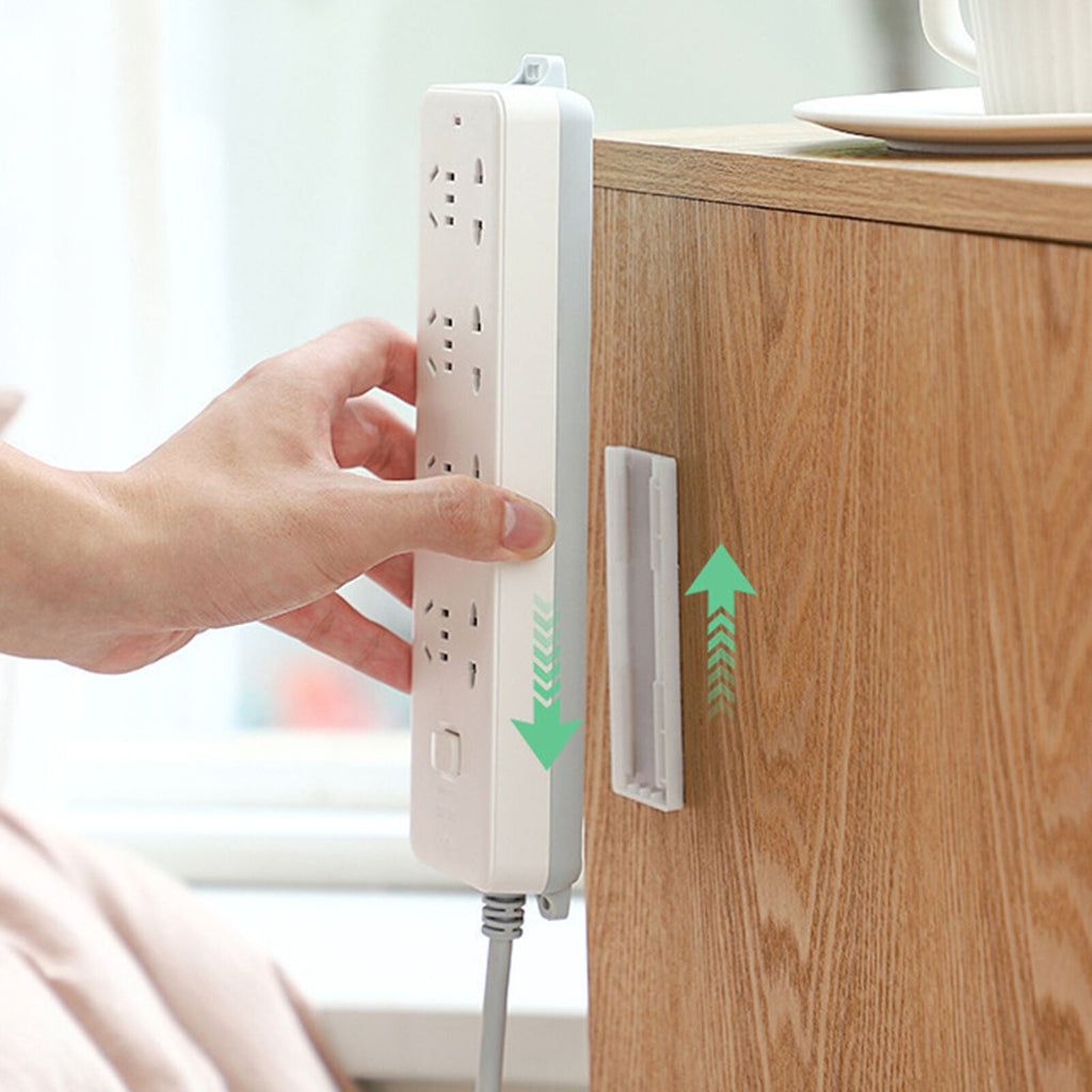 No-Drill Adhesive Socket Holder — Easy, Punch-Free Mounting
