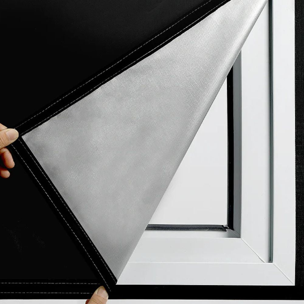 Self-Adhesive Blackout Window Shade - Total Sun Blocking and Privacy