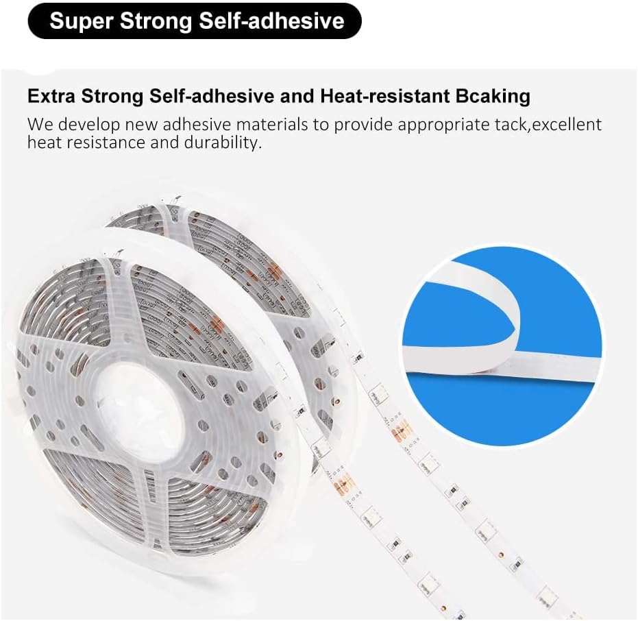 32-Foot LED Strip Light - Flexible, Easy-to-Install Accent Lighting