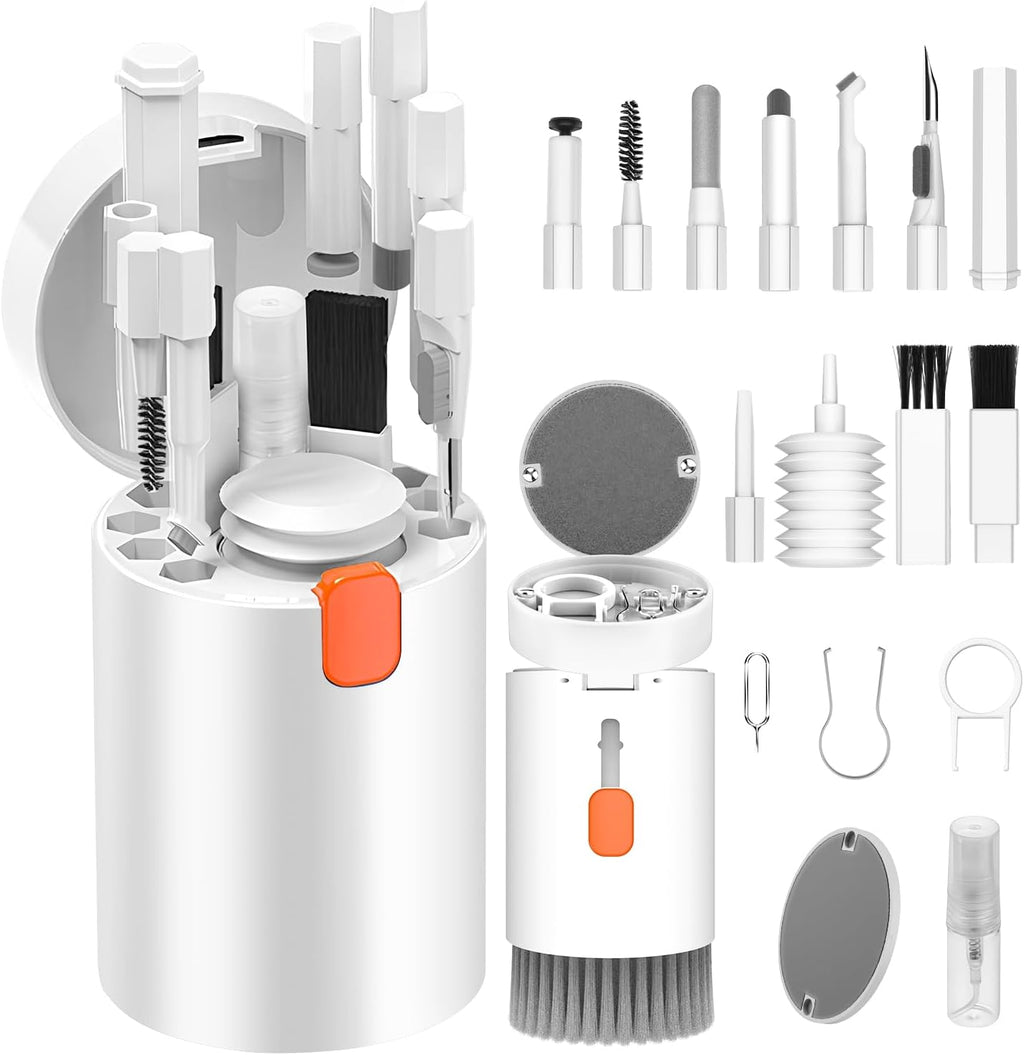Premium 20-in-1 Keyboard and Earbuds Cleaning Kit — All-in-One Gadget Care Set