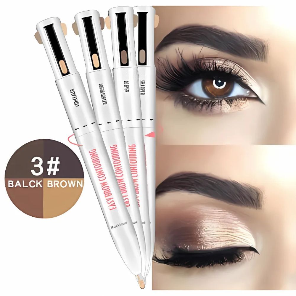 4-in-1 Eyebrow Pen: Define, Fill, Conceal & Highlight for Flawless Brows