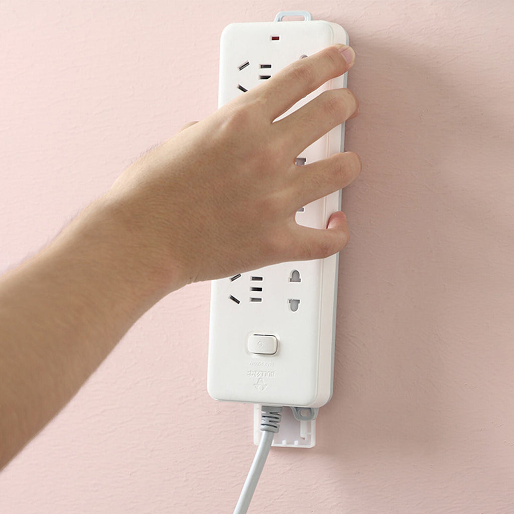 No-Drill Adhesive Socket Holder — Easy, Punch-Free Mounting