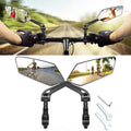 2-Pack Bike Mirrors for a Wide, Clear Rear View