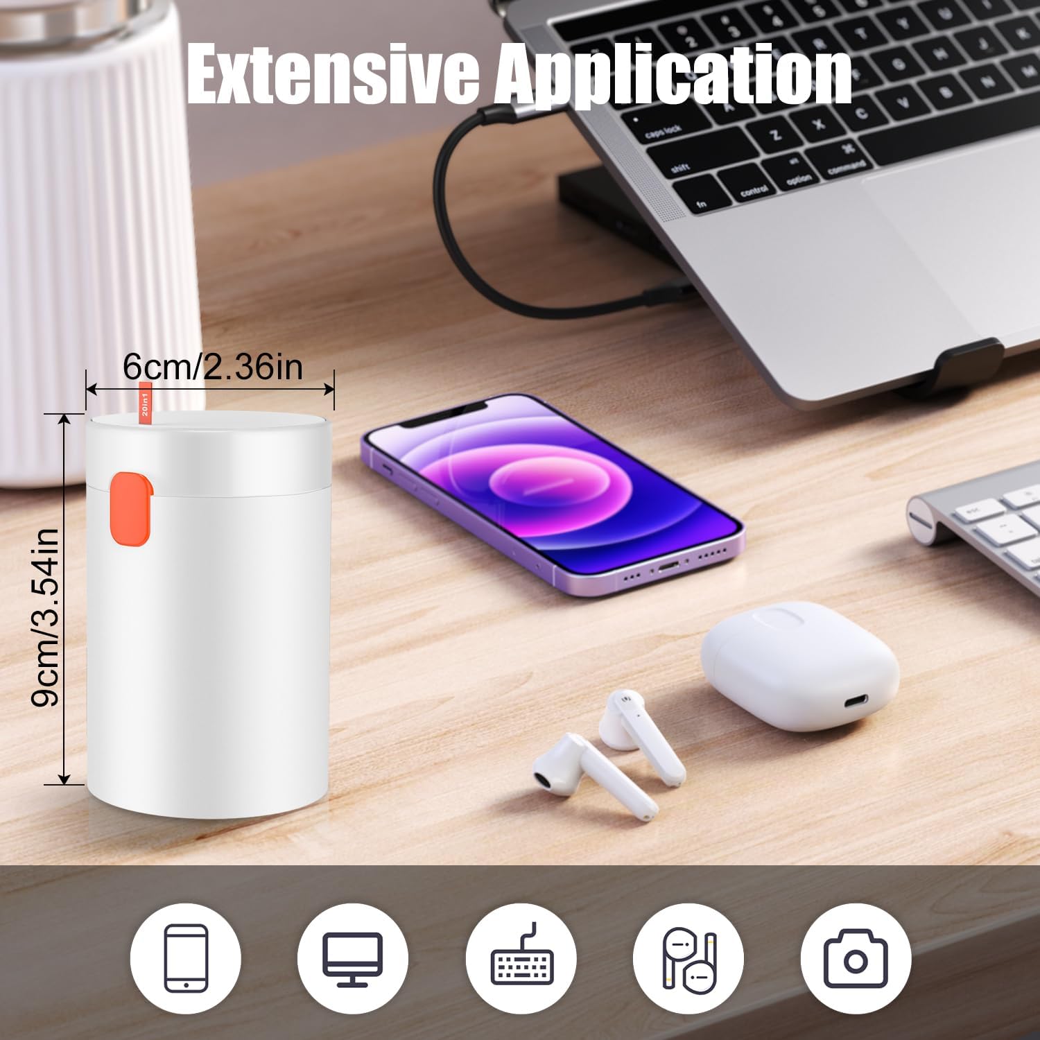 Premium 20-in-1 Keyboard and Earbuds Cleaning Kit — All-in-One Gadget Care Set