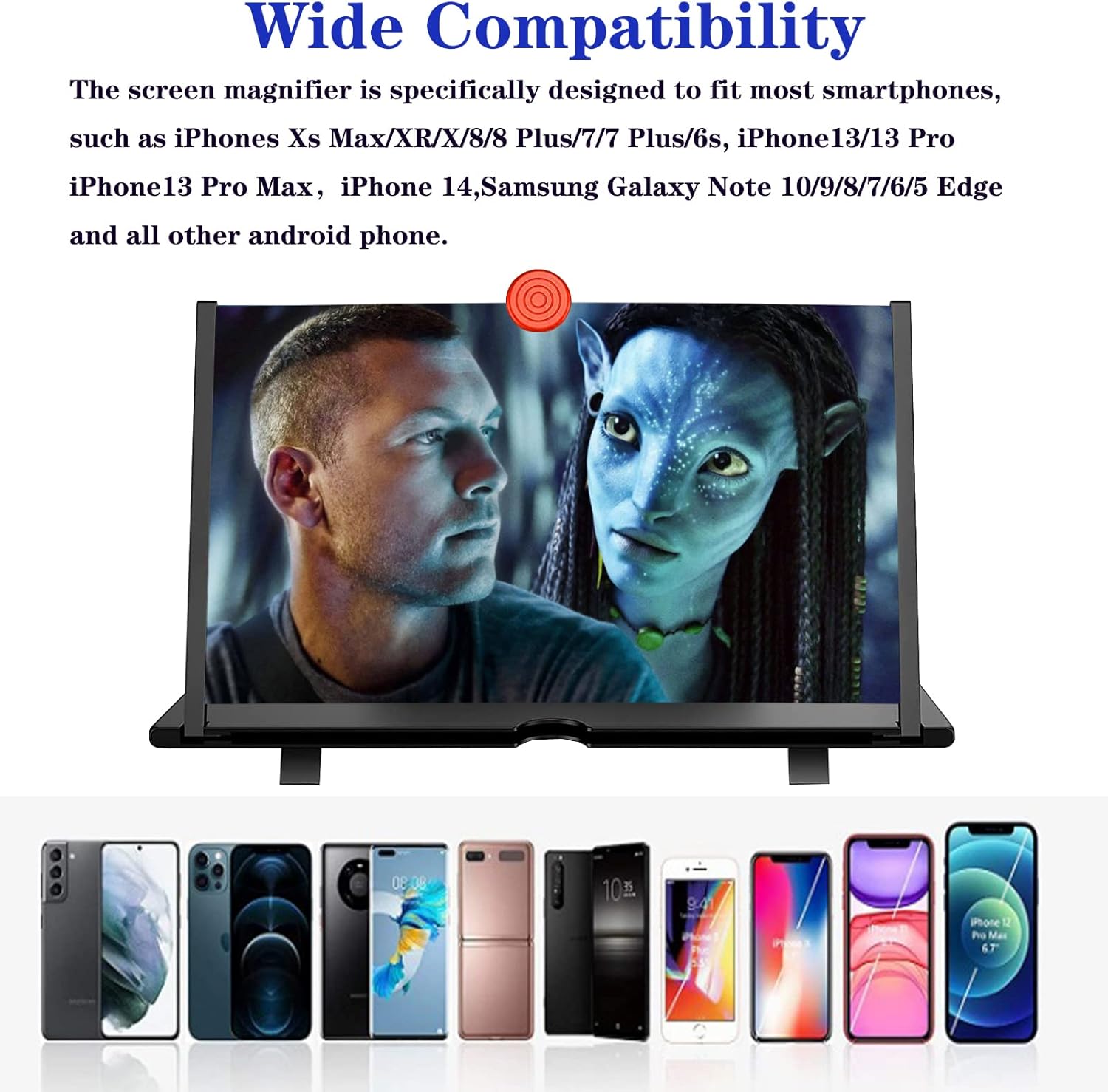 16-Inch Phone Screen Magnifier for Immersive Movies, Videos, and Gaming