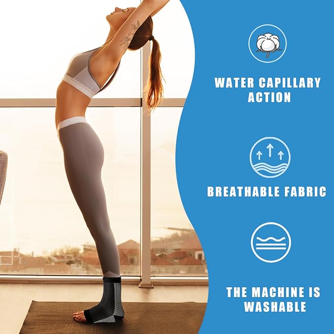 4-Pack Premium Therapy Socks for Men and Women - All-Day Comfort and Support