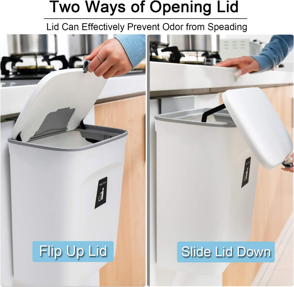 2.4-Gallon Kitchen Compost Bin — Convenient Countertop or Under-Sink Solution