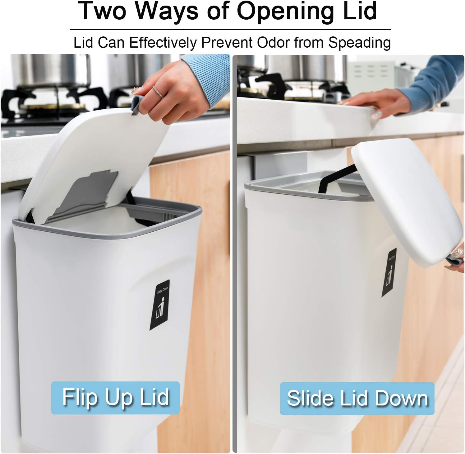 2.4-Gallon Kitchen Compost Bin — Convenient Countertop or Under-Sink Solution