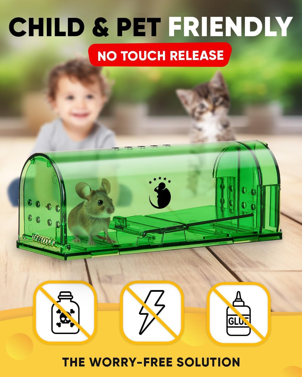 4-Pack Mouse Traps