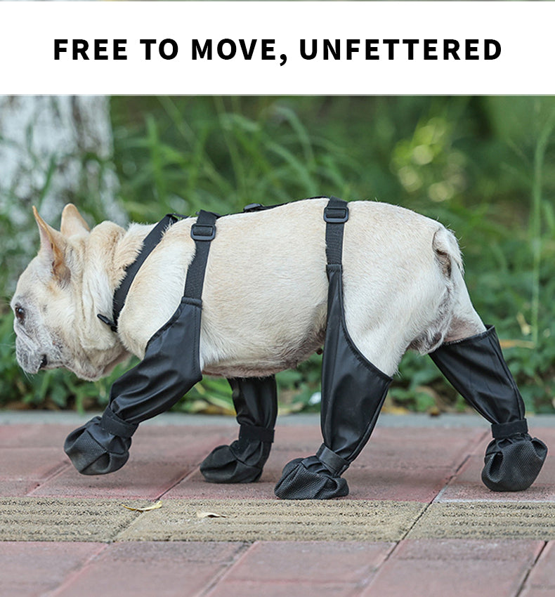 Secure-Fit Adjustable Dog Boots for Comfort and Protection