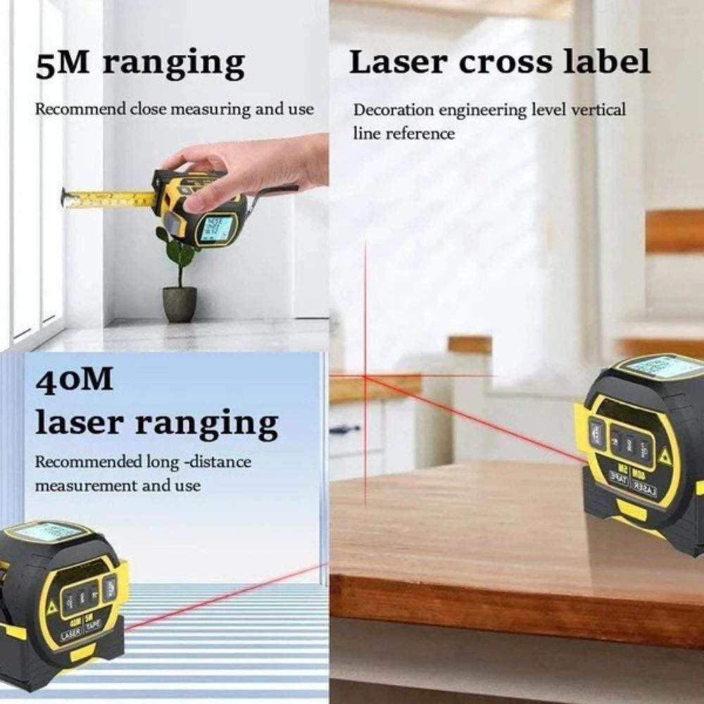 3-in-1 Infrared Laser Tape — Precision, Speed, and Versatility