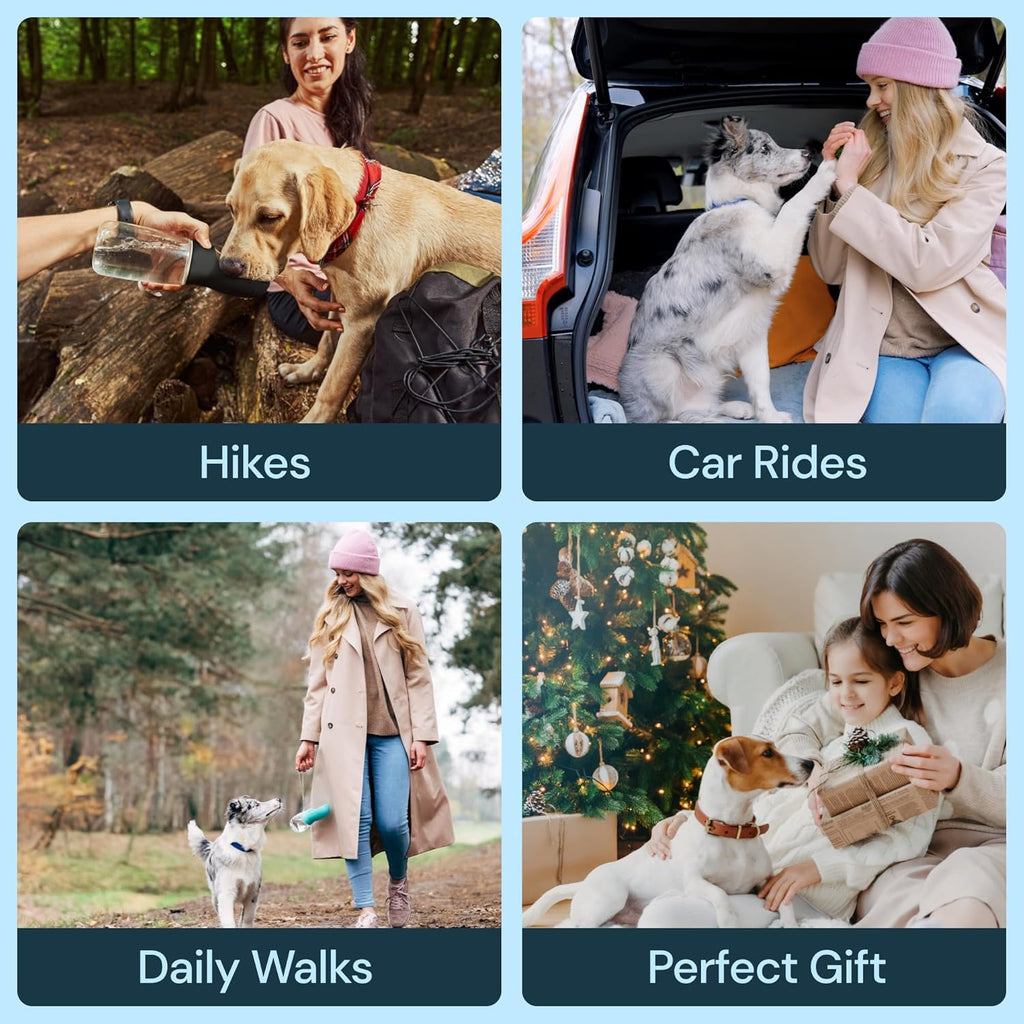 19 oz Portable Dog Water Bottle for Easy On-The-Go Hydration