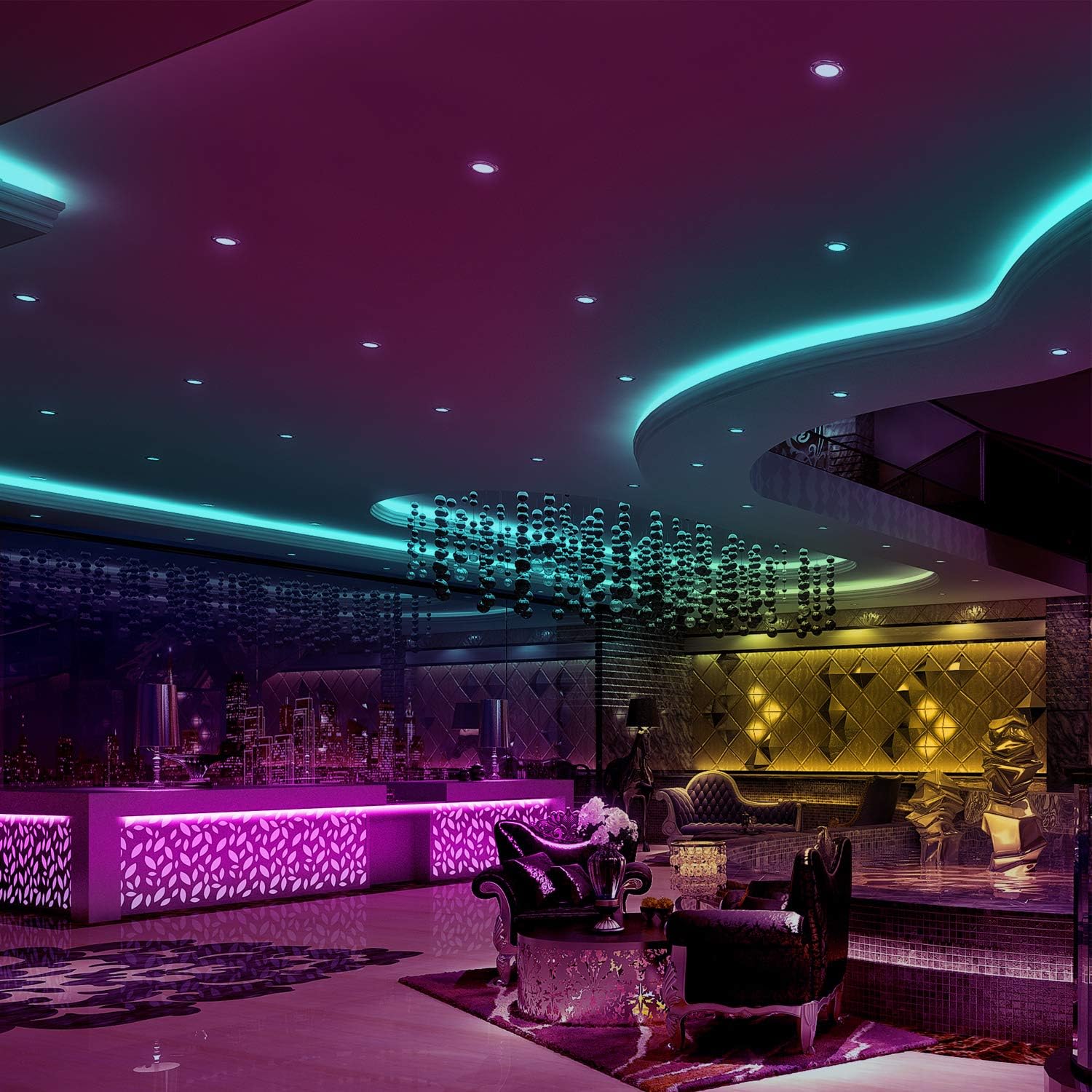 32-Foot LED Strip Light - Flexible, Easy-to-Install Accent Lighting