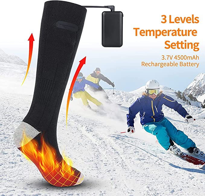 3-Pack Unisex Heated Socks