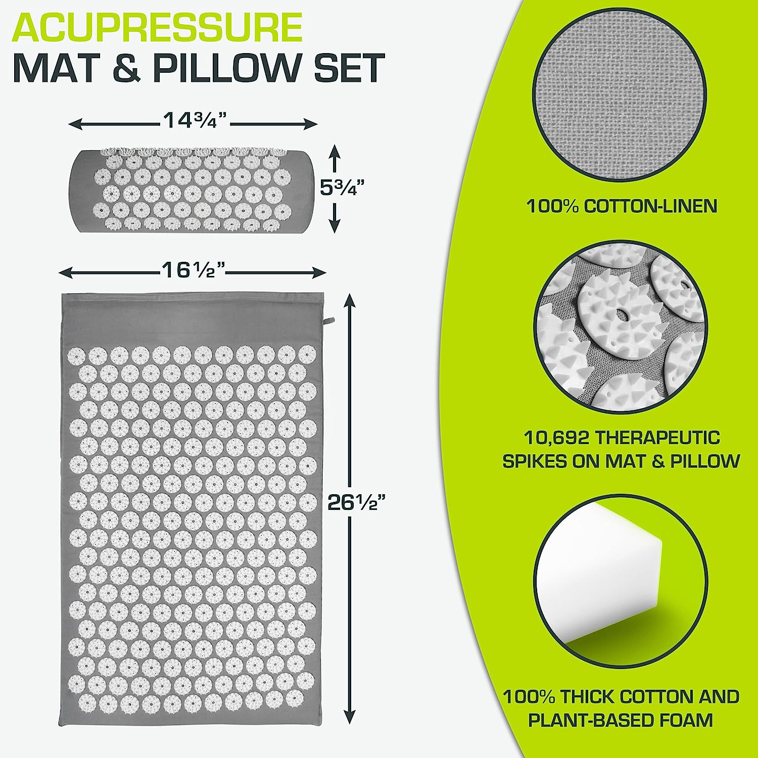 Premium Acupuncture Mat for Deep Relaxation and Pain Relief