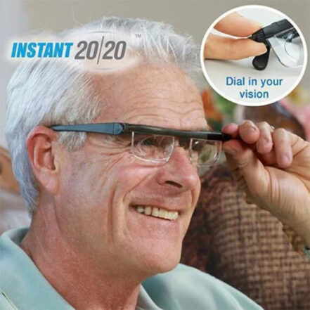 Adjustable Focus Glasses for Clear Near and Far Vision