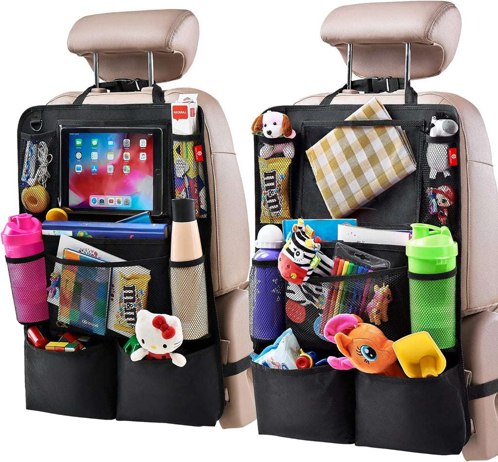 Two-Pack Car Backseat Organizer – Convenient Rear Seat Storage (Set of 2)