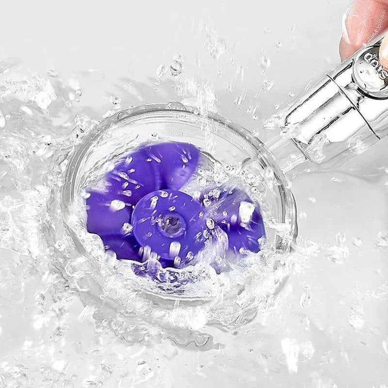 360° Rotating Power Shower Head – High-Pressure, Adjustable Spray