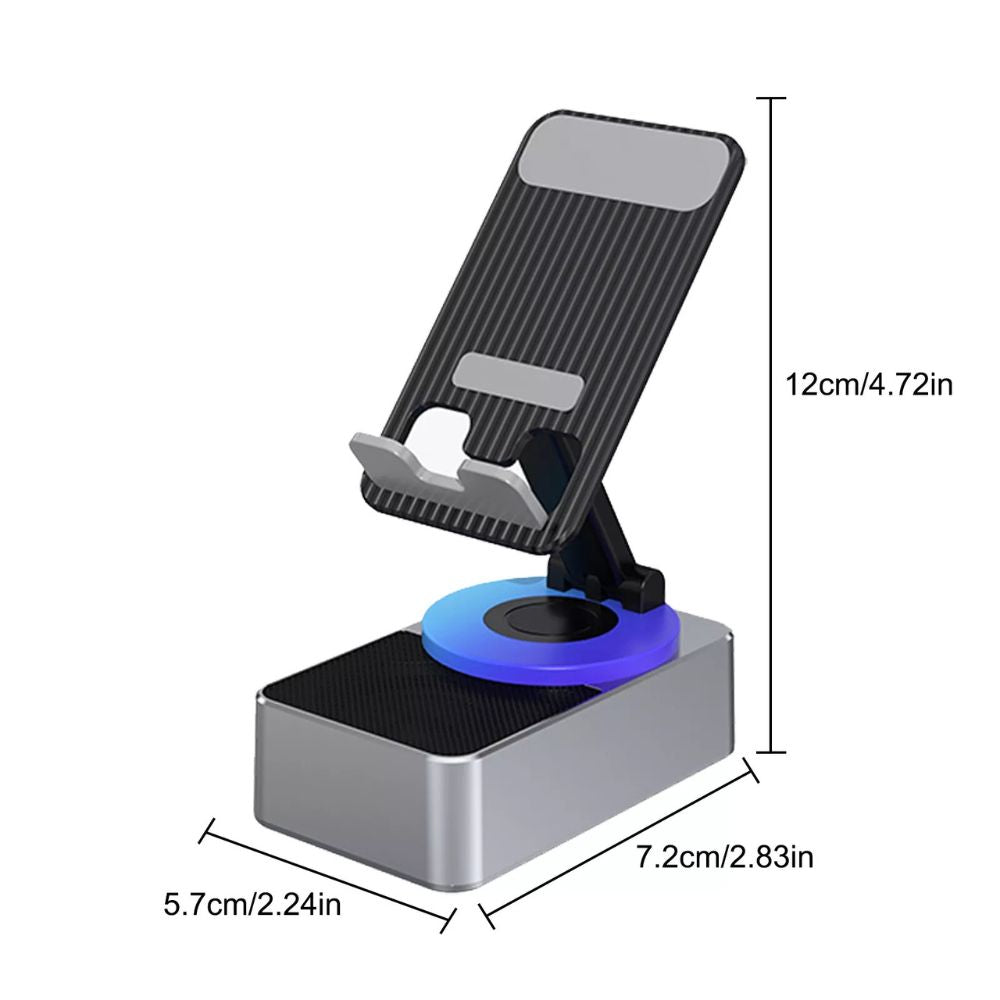 4-in-1 Phone Stand with Built-In Bluetooth Speaker
