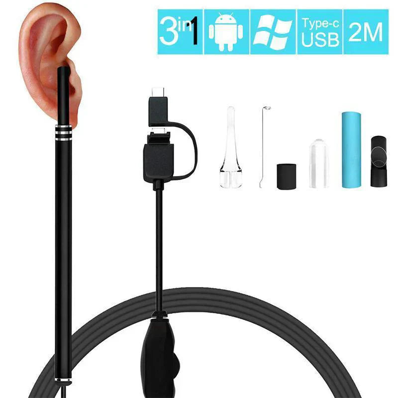 All-in-One Ear Cleaning Endoscope – See, Clean & Inspect Ears with Ease