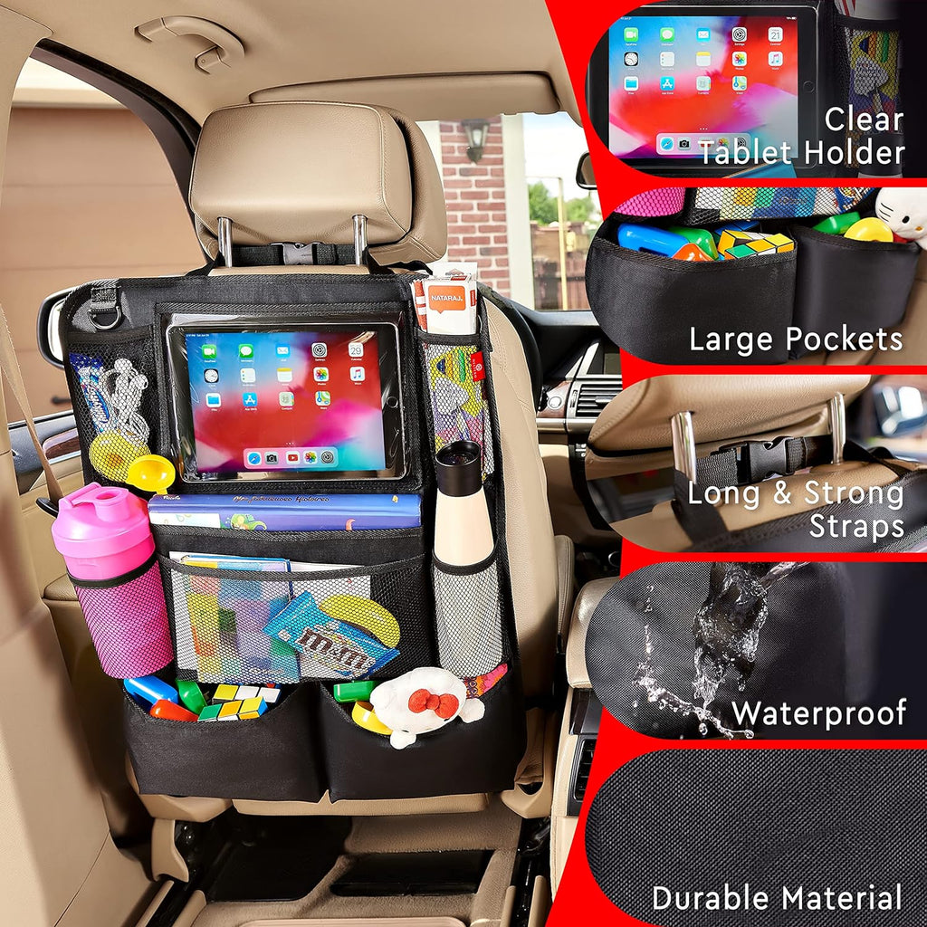 Two-Pack Car Backseat Organizer – Convenient Rear Seat Storage (Set of 2)