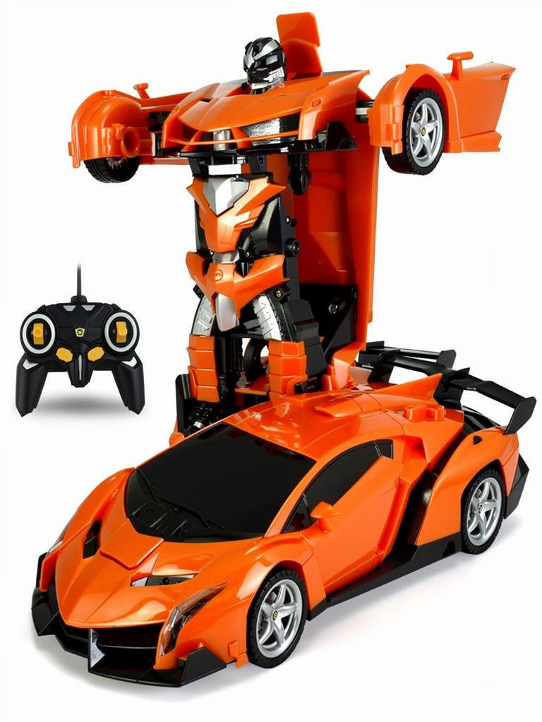 2-in-1 Transformer RC Car: Convert to Robot and Vehicle