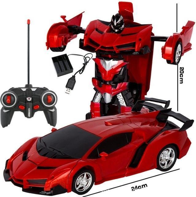 2-in-1 Transformer RC Car: Convert to Robot and Vehicle