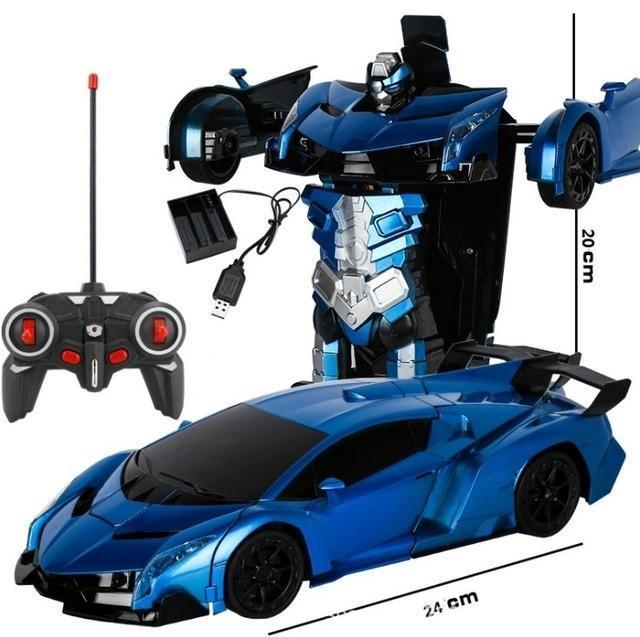 2-in-1 Transformer RC Car: Convert to Robot and Vehicle